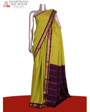 Pure Mysore Crepe Silk Saree..