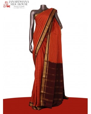 Pure Mysore Crepe Silk Saree..