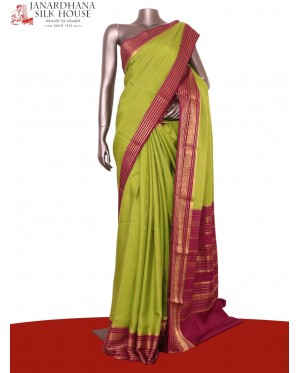 Pure Mysore Crepe Silk Saree..