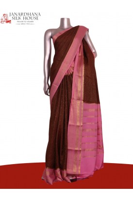 Pure Mysore Crepe Silk Saree..