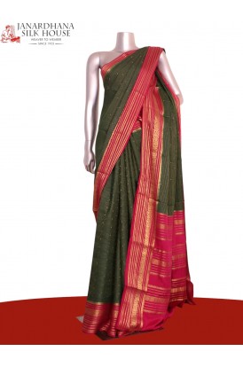 Pure Mysore Crepe Silk Saree..