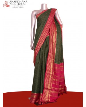 Pure Mysore Crepe Silk Saree..