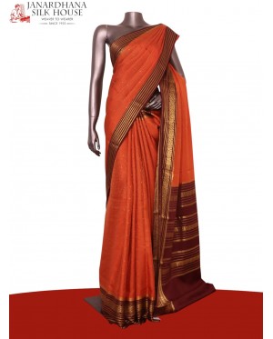 Pure Mysore Crepe Silk Saree..
