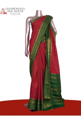 Pure Mysore Crepe Silk Saree..