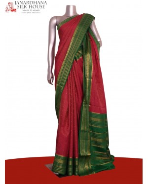 Pure Mysore Crepe Silk Saree..