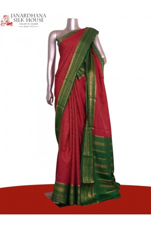 Pure Mysore Crepe Silk Saree