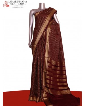 Pure Mysore Crepe Silk Saree..