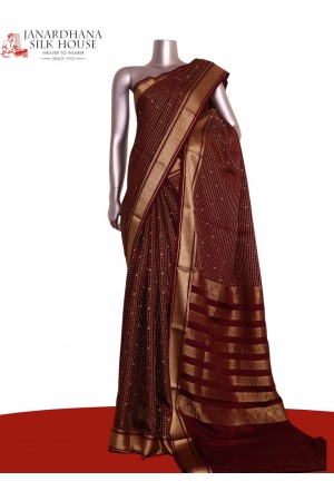 Pure Mysore Crepe Silk Saree