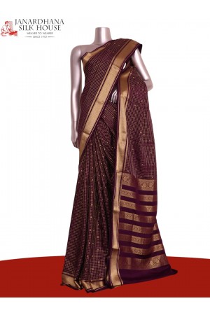 Pure Mysore Crepe Silk Saree