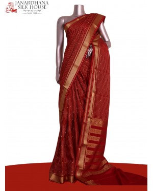 Pure Mysore Crepe Silk Saree..