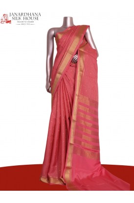 Pure Mysore Crepe Silk Saree