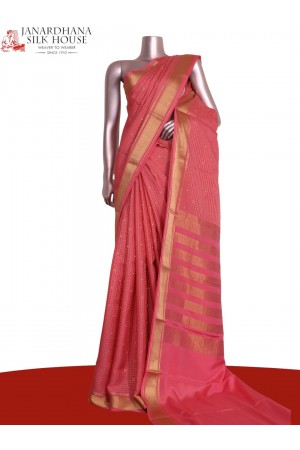 Pure Mysore Crepe Silk Saree