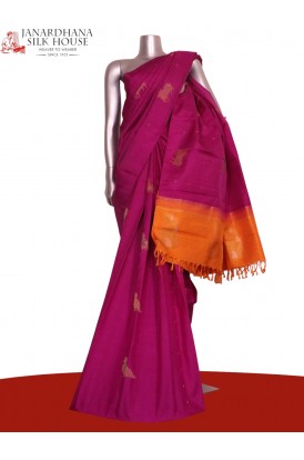 Pure Handloom Kanjeevaram Silk..