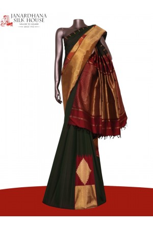 Pure Handloom Kanjeevaram Silk Saree