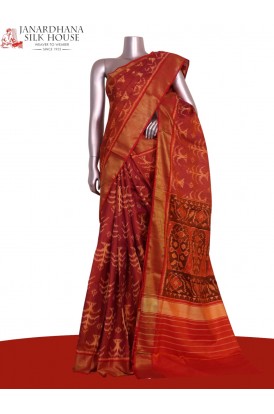 Pure Handloom Patola Ikat Silk..