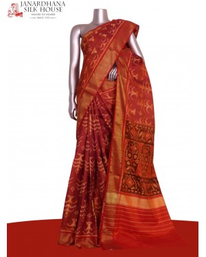 Pure Handloom Patola Ikat Silk..