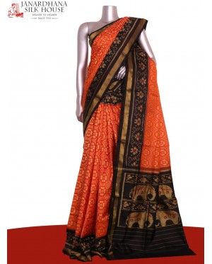 Pure Handloom Patola Ikat Silk..