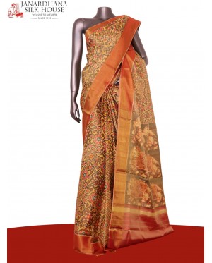 Pure Handloom Patola Ikat Silk..