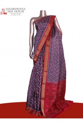 Designer Exclusive Handloom Ikat Soft Silk Saree Designer Exclusive Handloom Ikat Soft Silk Saree