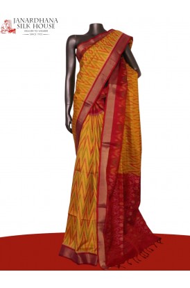Designer Exclusive Handloom Ikat Soft Silk Saree Designer Exclusive Handloom Ikat Soft Silk Saree