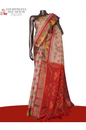 Designer Exclusive Handloom Ikat Soft Silk Saree Designer Exclusive Handloom Ikat Soft Silk Saree