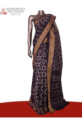 Pure Handloom Patola Ikat Silk Saree