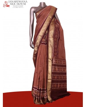 Pure Handloom Patola Ikat Silk..