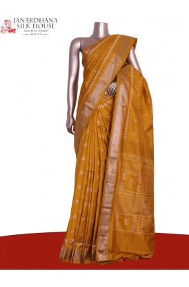 Pure Handloom Patola Ikat Silk Saree