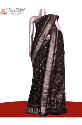 Pure Handloom Patola Ikat Silk Saree