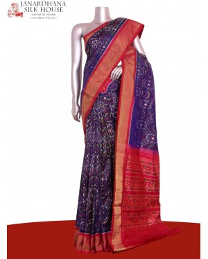 Pure Handloom Patola Ikat Silk..