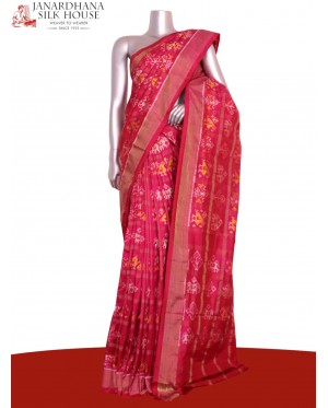 Pure Handloom Patola Ikat Silk..