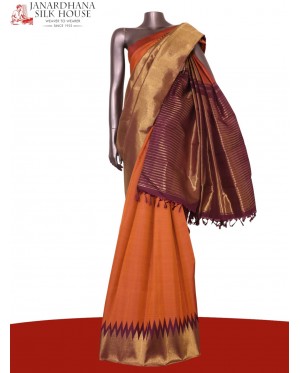 Pure Handloom Kanjeevaram Silk..