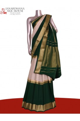 Pure Mysore Crepe Silk Saree