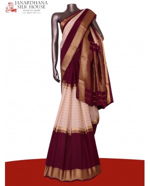 Pure Mysore Crepe Silk Saree..