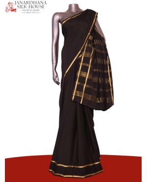 Pure Mysore Crepe Silk Saree..