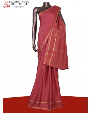 Pure Mysore Crepe Silk Saree..