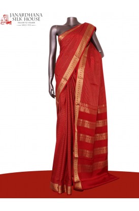 Pure Mysore Crepe Silk Saree..
