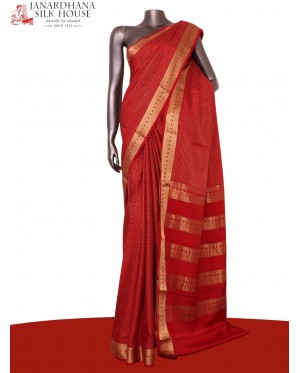 Pure Mysore Crepe Silk Saree..