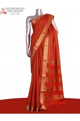 Pure Mysore Crepe Silk Saree..