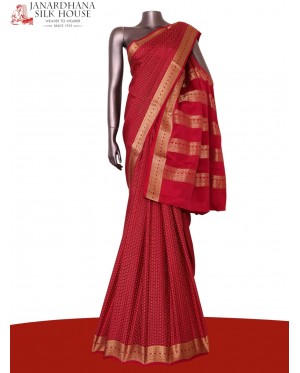 Pure Mysore Crepe Silk Saree..