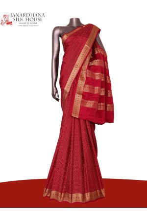 Pure Mysore Crepe Silk Saree Pure Mysore Crepe Silk Saree