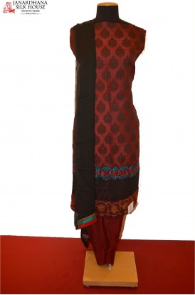 Party Wear Exclusive Unstitched Pure Cotton Suit
