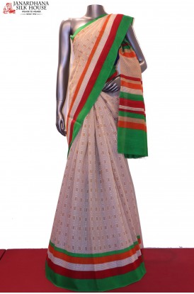 SSJG03468-Party Wear Pure Linen Saree