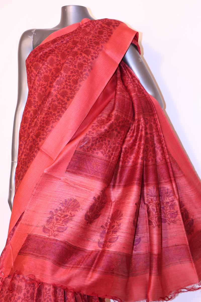 Designer Pure Tussar Silk Saree
