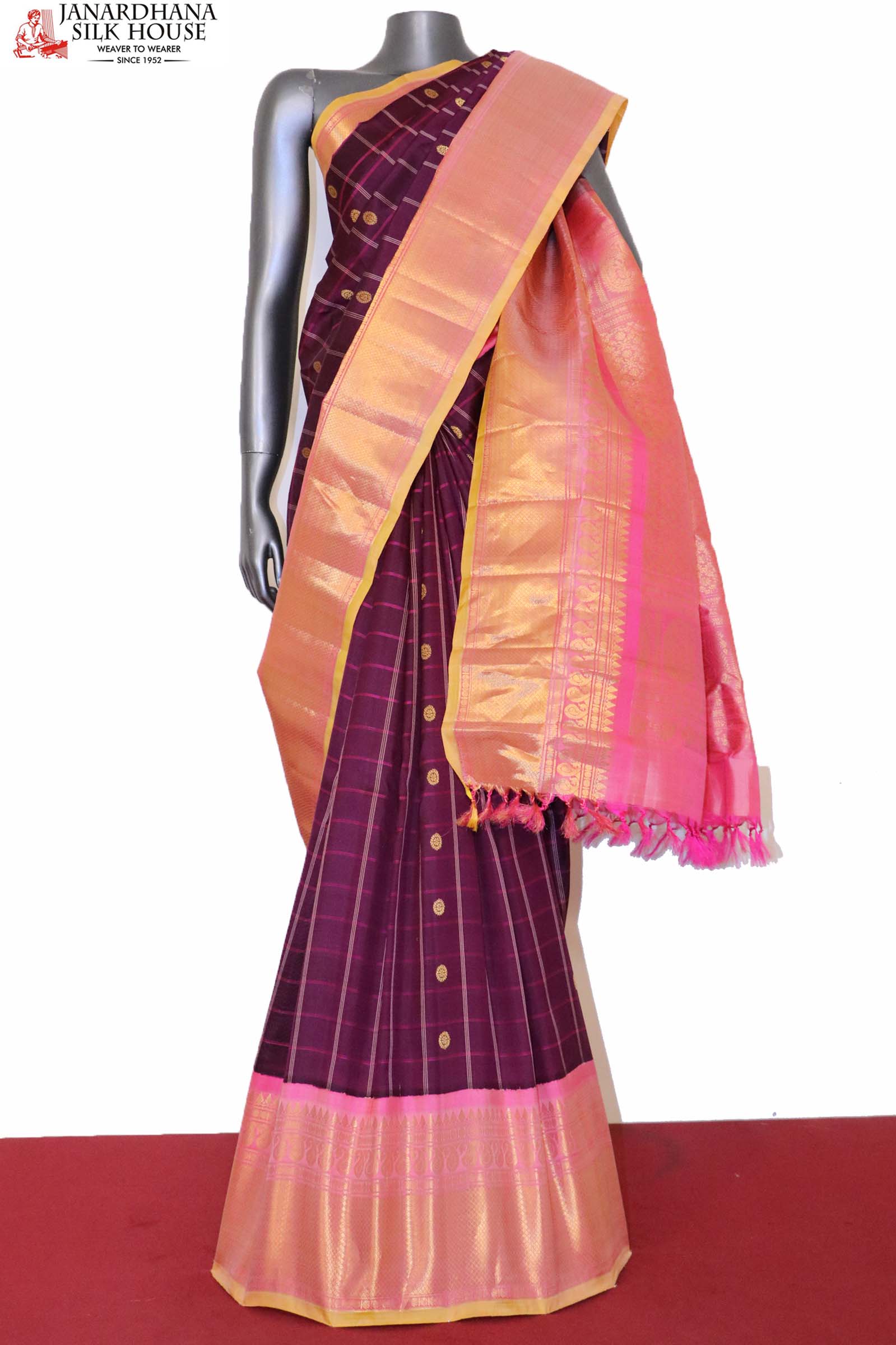 Gadwal Silk Saree | Buy Gadwal | aj200942