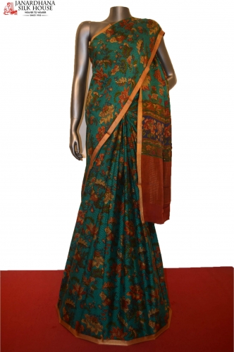 Designer & Exclusive Floral Pure Crepe Silk Saree