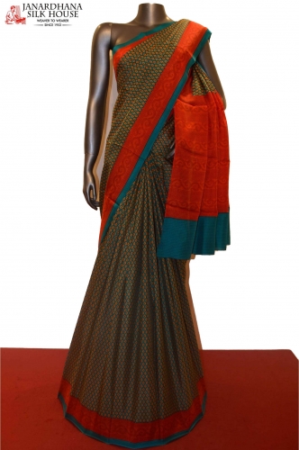 Exclusive Classic Printed Pure Silk Saree