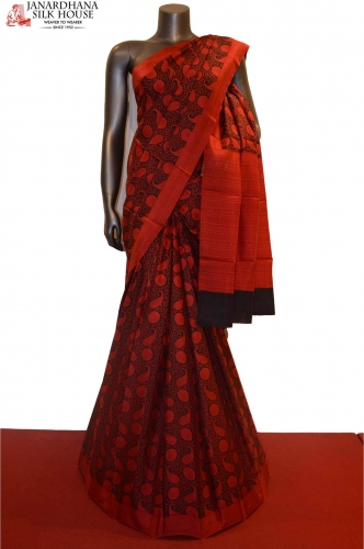 Exclusive Classic Printed Pure Silk Saree