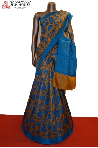 Exclusive Classic Printed Pure Silk Saree