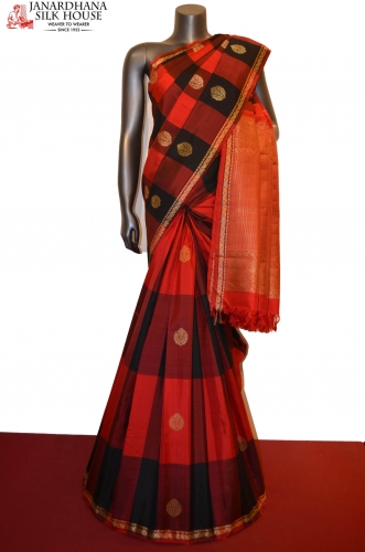 Thread Weave Kanjivaram Silk Saree